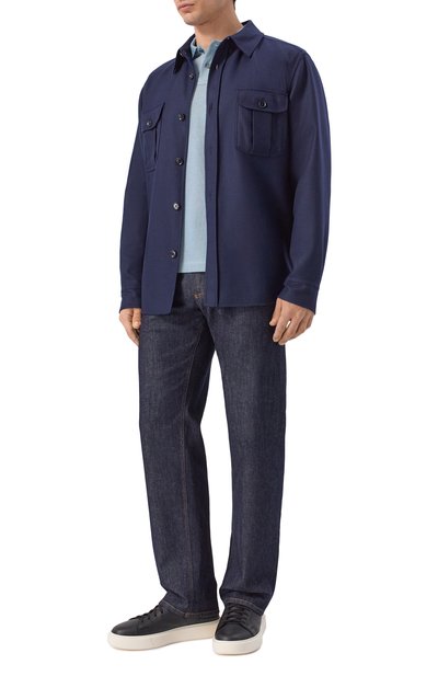 Хлопковое поло BRIONI, арт. UJTA0L/PA627, фото 2