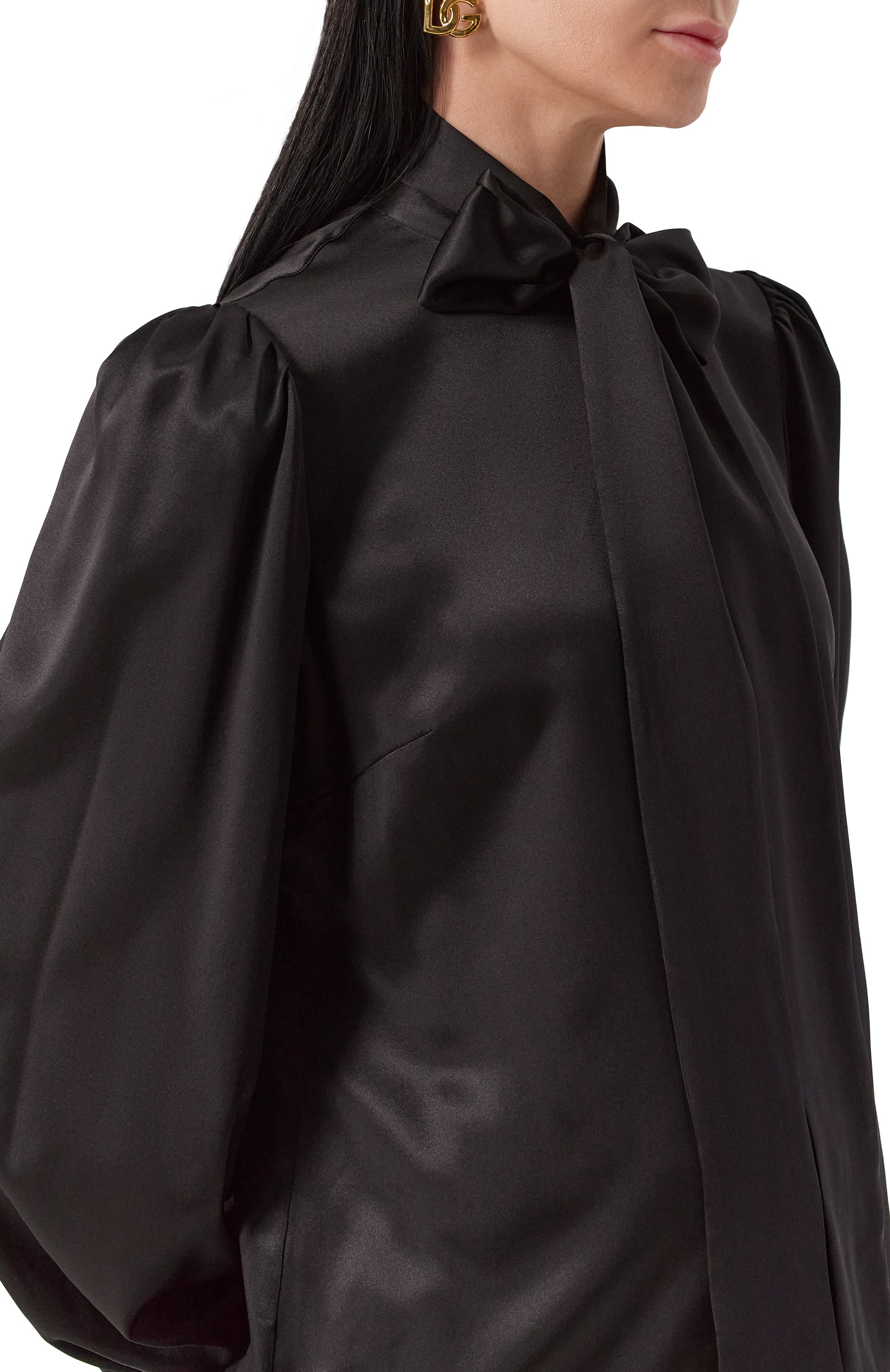 Атласная блузка DOLCE & GABBANA, арт. F5Q44T/FU1AU, фото 5