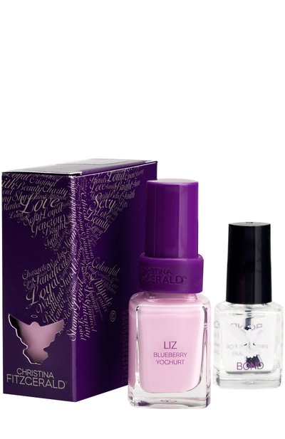 Женский лак для ногтей \черничный йогурт\" liz blueberry yoghurt + bond" CHRISTINA FITZGERALD, арт. 9333381000767