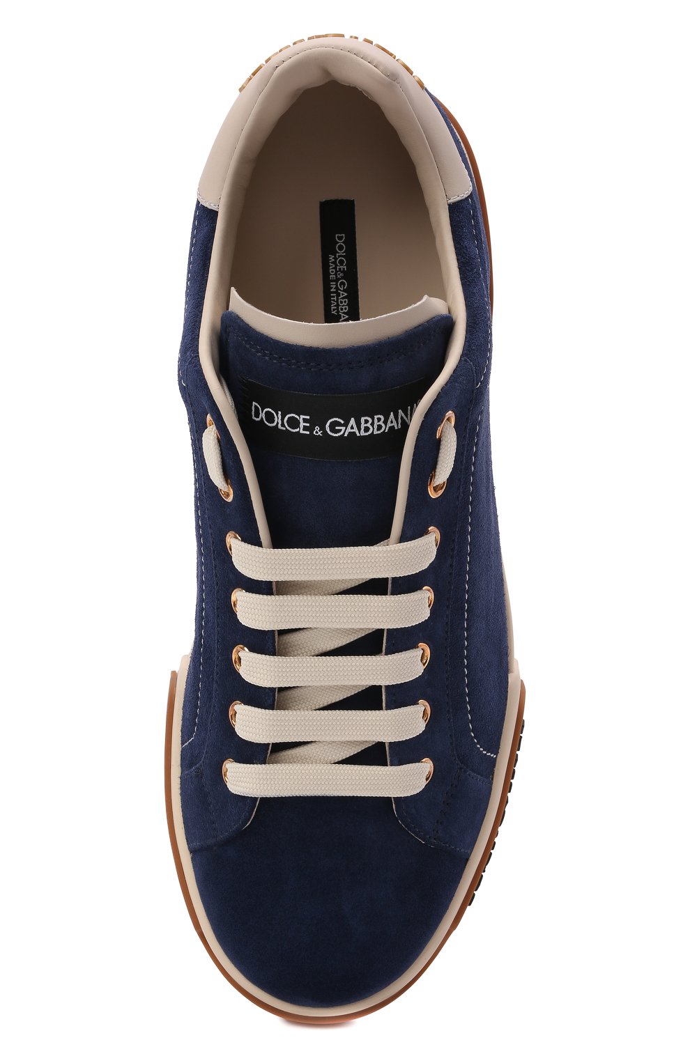 Замшевые кеды portofino light DOLCE & GABBANA, арт. CS1705/AA336, фото 5
