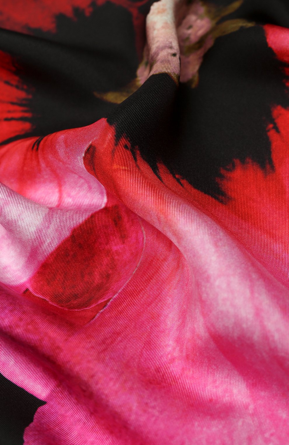 Шелковый платок ALEXANDER MCQUEEN, арт. 610622/3001Q, фото 2