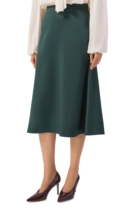 Атласная юбка Kiton D55204K0578G01 Зелёный  D55204K0578G01 Фото 3