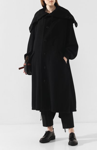 Шерстяное пальто YOHJI YAMAMOTO, арт. YC-C01-105, фото 2