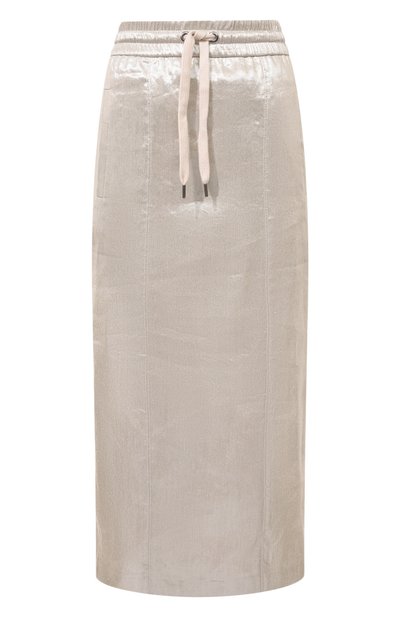 Женская льняная юбка BRUNELLO CUCINELLI, арт. ML155G3566