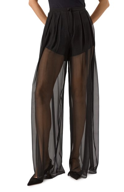 Шелковые брюки ZUHAIR MURAD, а�рт. RTR25031/CHSI028, фото 3