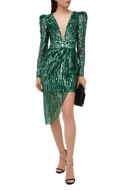 Платье с пайетками ZUHAIR MURAD, арт. DRP20024/EMCH002, фото 2