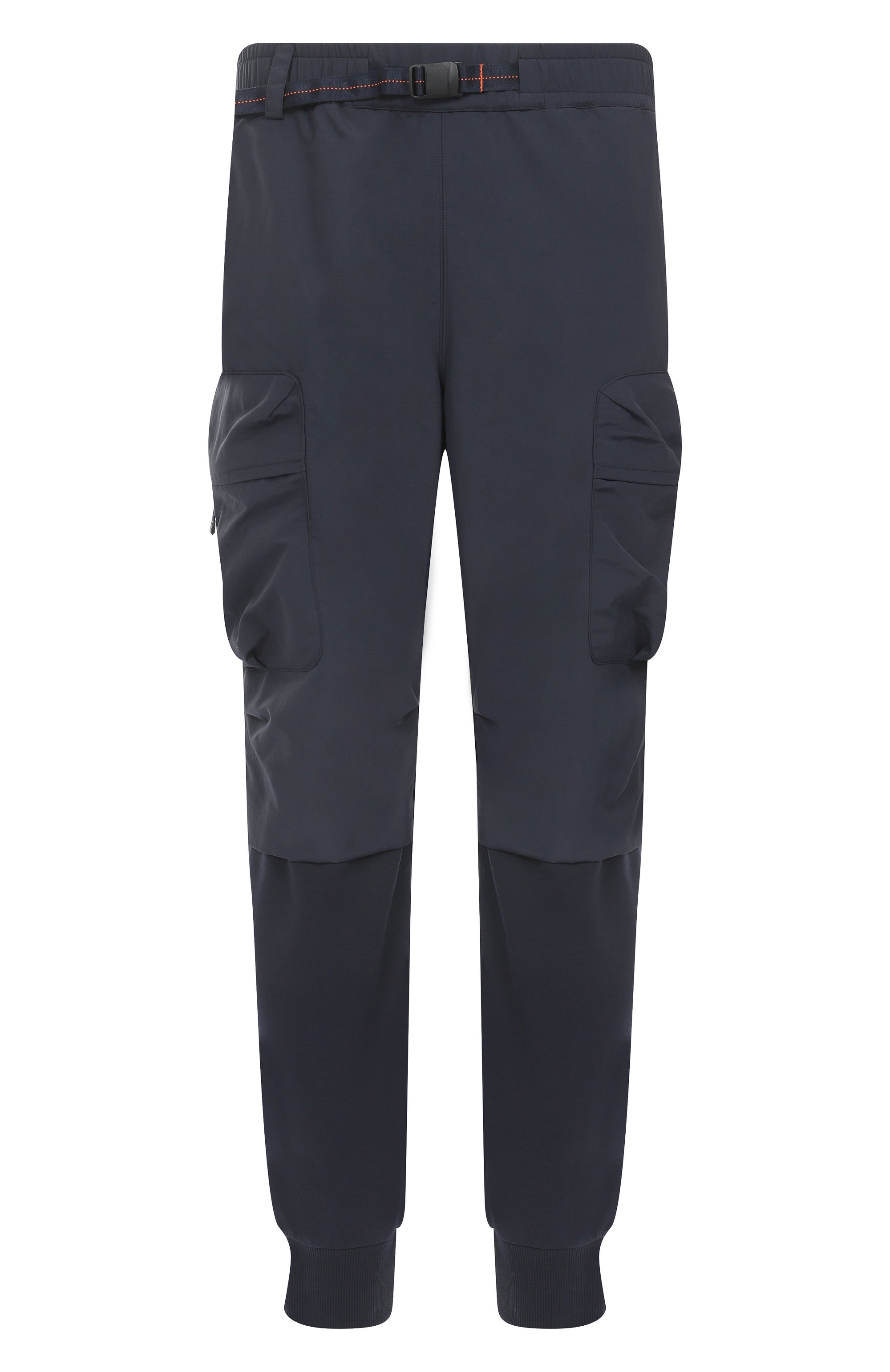 Комбинированные джоггеры PARAJUMPERS темно-синего цвета по цене 39900 руб., арт. PMPARE04, фото 1 Комбинированные джоггеры PARAJUMPERS, арт. PMPARE04, фото 1