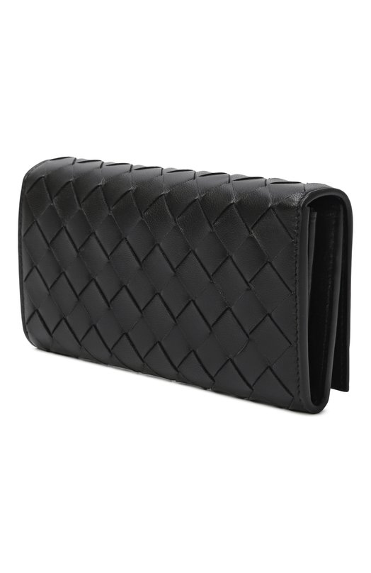 Кожаное портмоне Bottega Veneta 814671/VCPP3 Чёрный  814671/VCPP3 Фото 2