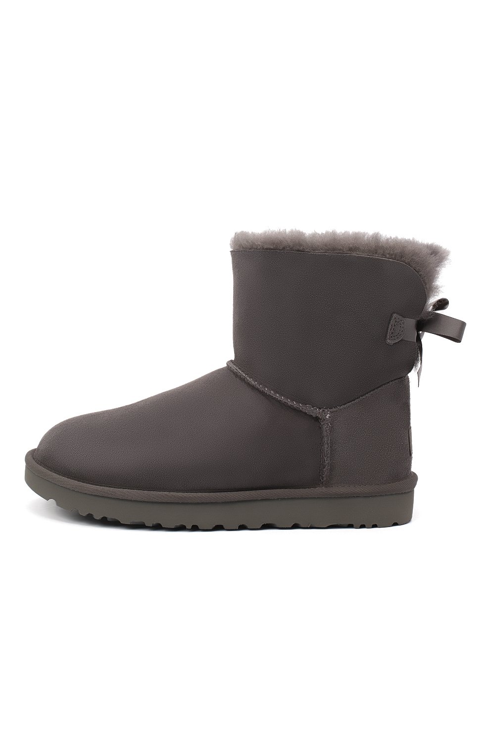 Замшевые сапоги bailey bow UGG серого цвета по цене 23650 руб., арт. 1016501_GREY, фото 3 Замшевые сапоги bailey bow UGG, арт. 1016501_GREY, фото 3