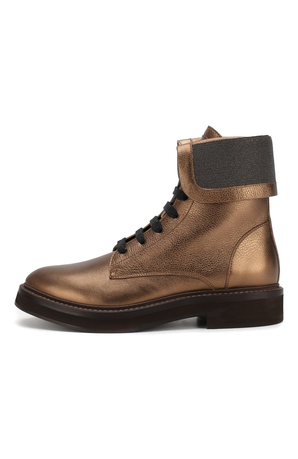 Кожаные ботинки BRUNELLO CUCINELLI, арт. MZMEG1610, фото 3