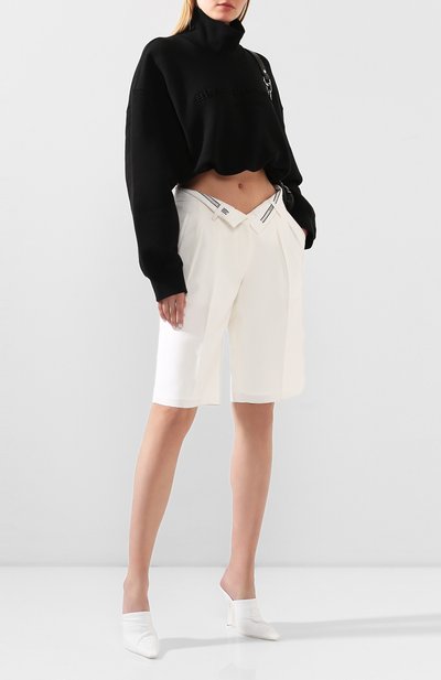 Шорты из смеси вискозы и шерсти ALEXANDER WANG, арт. 1WC1204257, фото 2