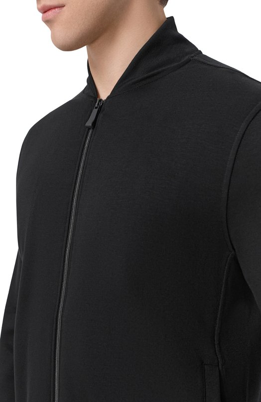 Толстовка из вискозы Kiton UMM0748 Чёрный  UMM0748 Фото 5