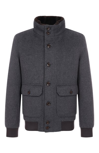 Мужской бомбер из шерсти и вискозы GIMO'S, арт. 5W20.U.020.605