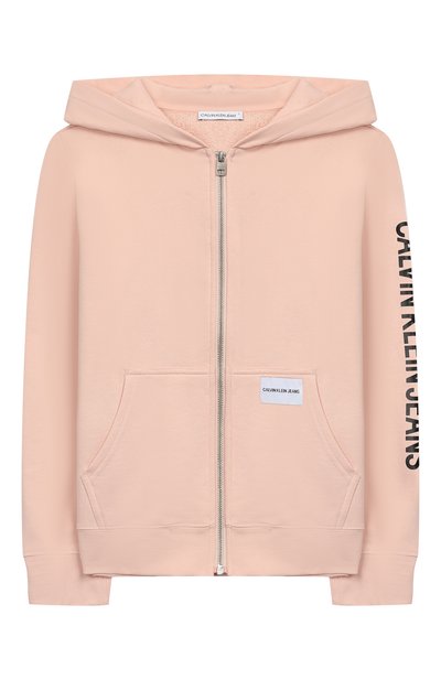Хлопковый кардиган с капюшоном CALVIN KLEIN JEANS, арт. IG0IG00018, фото 1