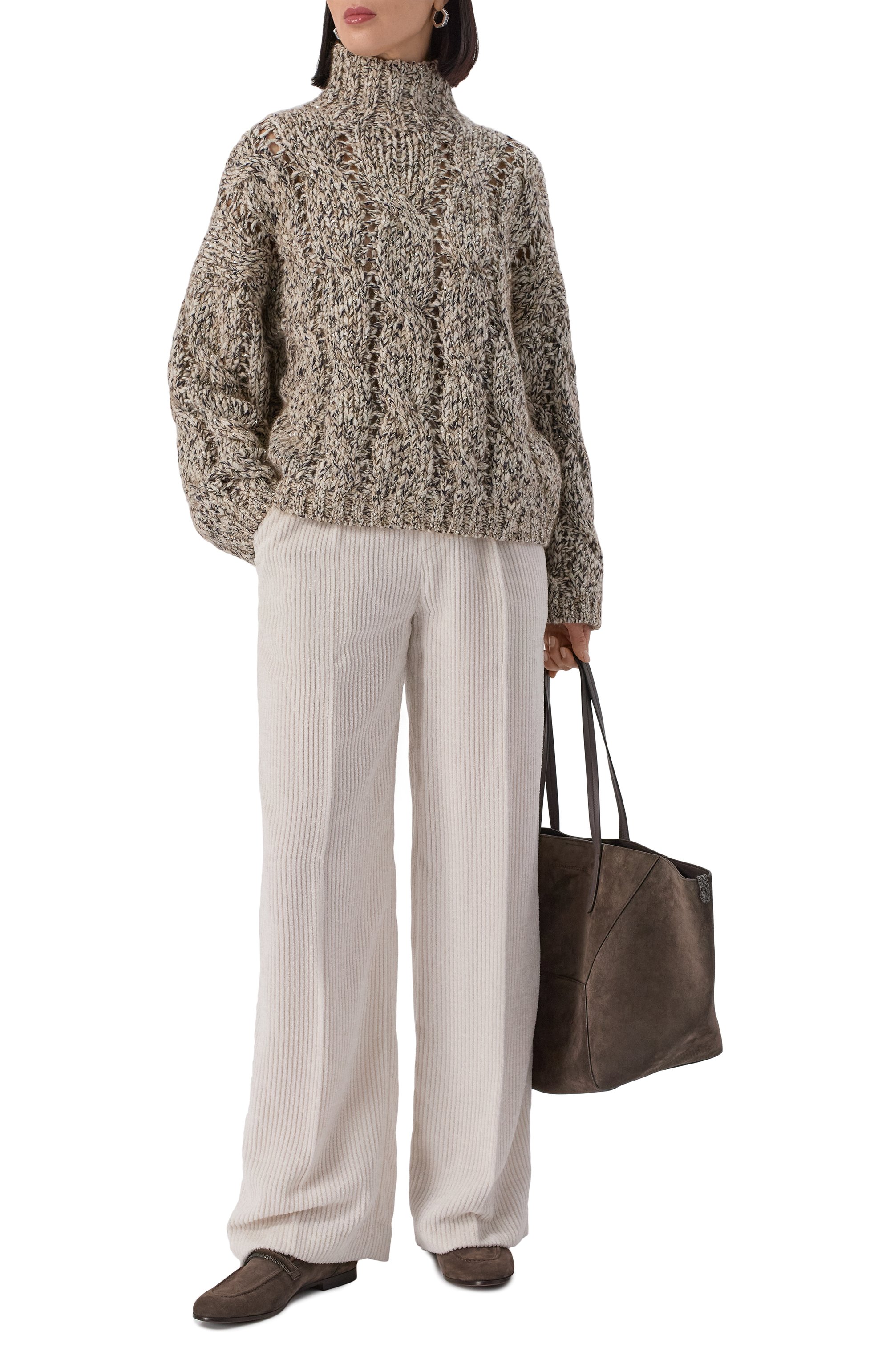 Свитер из шерсти и кашемира BRUNELLO CUCINELLI, арт. MGR372904, фото 2