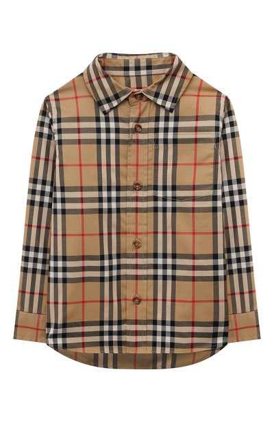 Хлопковая рубашка BURBERRY, арт. 8059637, фото 1