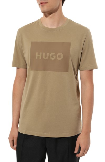 Хлопковая футболка HUGO, арт. 50467952, фото 3