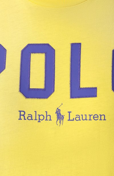 Хлопковая футболк а POLO RALPH LAUREN, арт. 211780287, фото 5