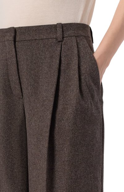 Брюки из шерсти и кашемира 12 STOREEZ коричневого цвета по цене 27000 руб., арт. 133827, фото 5 Брюки из шерсти и кашемира 12 STOREEZ, арт. 133827, фото 5