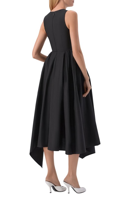 Хлопковое платье MSGM 4042MDA31 267112/267112 Чёрный  4042MDA31 267112/267112 Фото 3