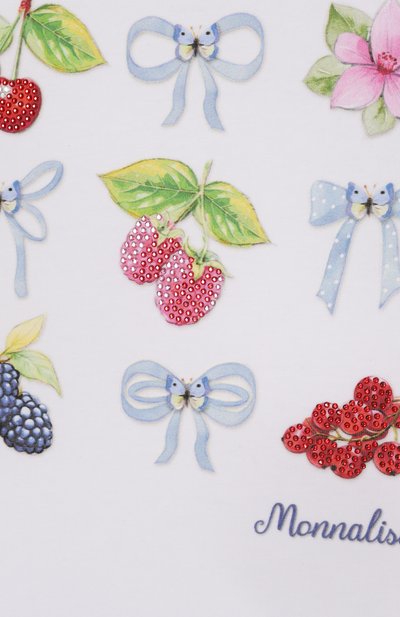 Хлопковое платье MONNALISA, арт. 19E918RU, фото 3