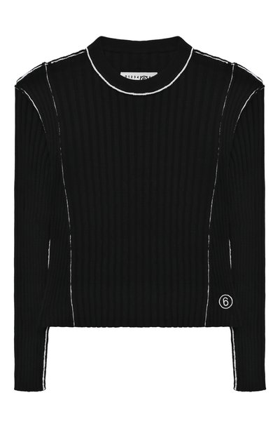 Хлопковый пуловер MM6, арт. M60539/MM02R, фото 1