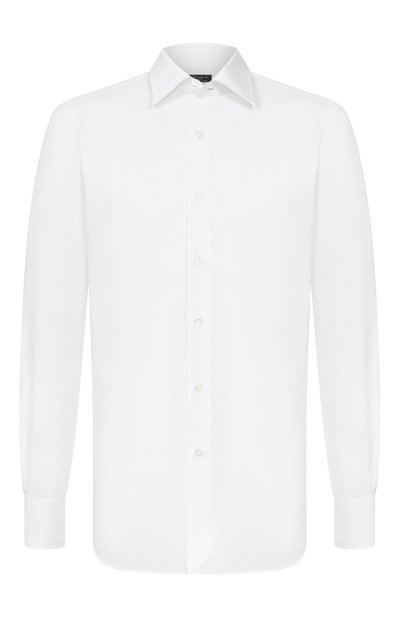 Мужская рубашка из хлопка и льна FINAMORE 1925, арт. NAP0LI 1 R0DI Z L/C0102