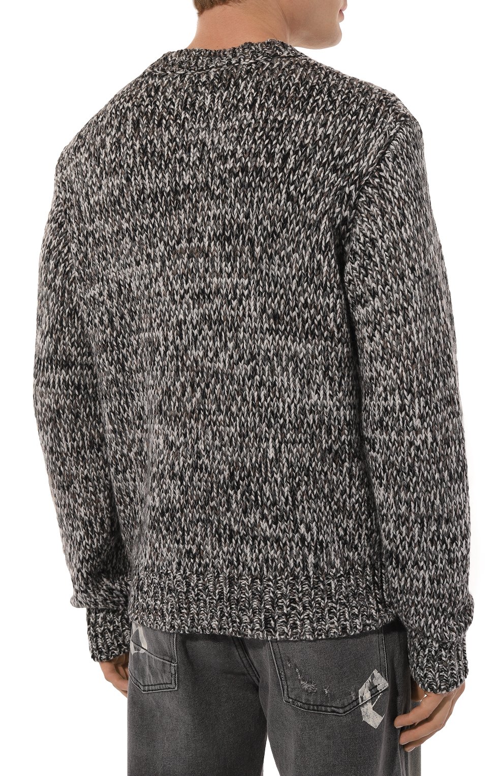 Свитер из шерсти и вискозы PALM ANGELS, арт. PMHE066F24KNI001, фото 4