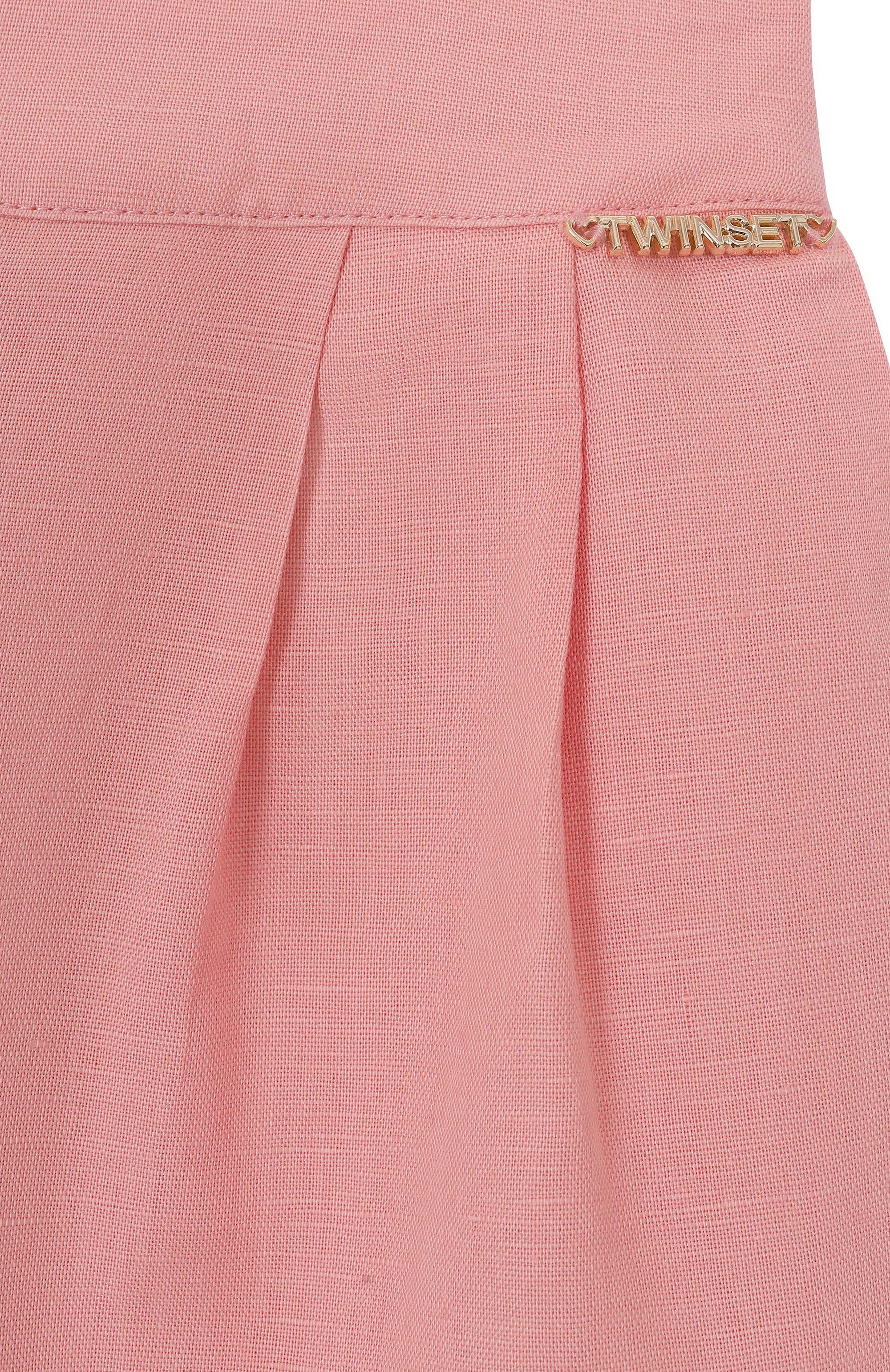 Шорты изо льна и хлопка TWINSET, арт. 251GJ2403, фото 3