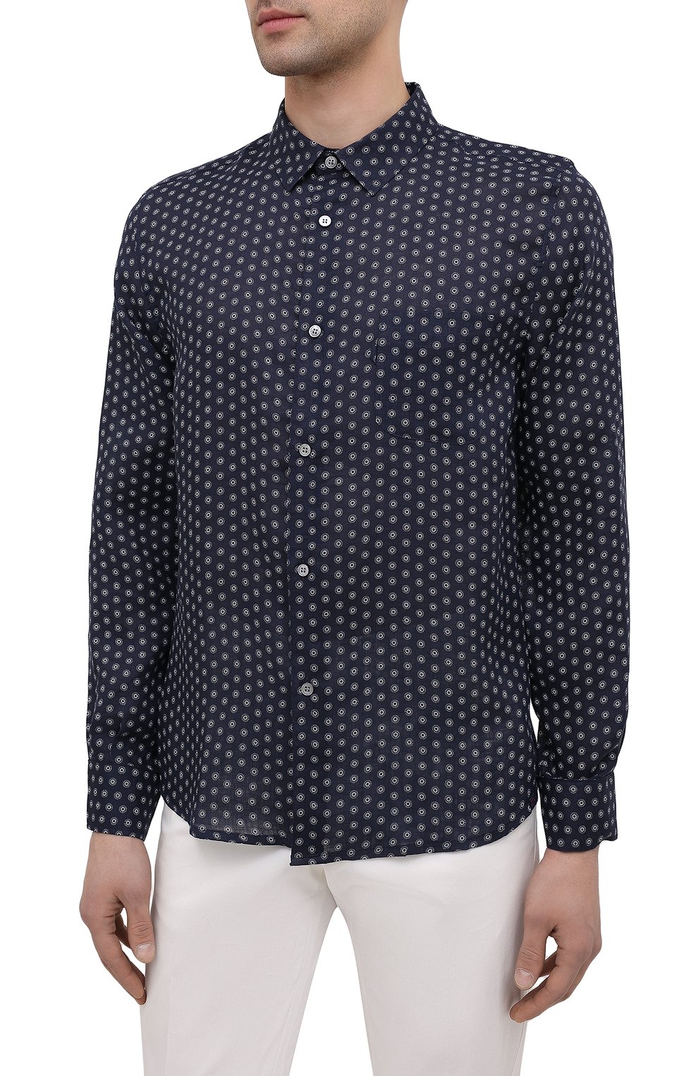 Льняная рубашка DEREK ROSE, арт. 9820-MILA012, фото 3