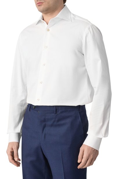 Хлопковая сорочка KITON, арт. UCIH06146, фото 3