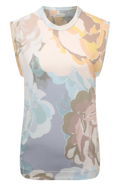 Женский хлопковый топ DRIES VAN NOTEN, арт. 231-011165-6624