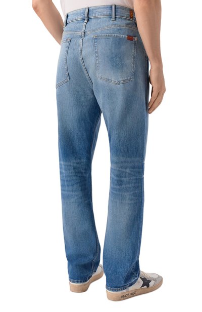 Джинсы straight 7 FOR ALL MANKIND голубого цвета по цене 31900 руб., арт. 7TD80K85-3NC, фото 4 Джинсы straight 7 FOR ALL MANKIND, арт. 7TD80K85-3NC, фото 4