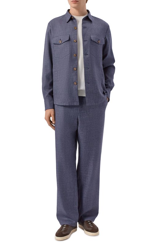 Джемпер из шелка и хлопка Andrea Campagna M5425-1033 Белый  M5425-1033 Фото 2