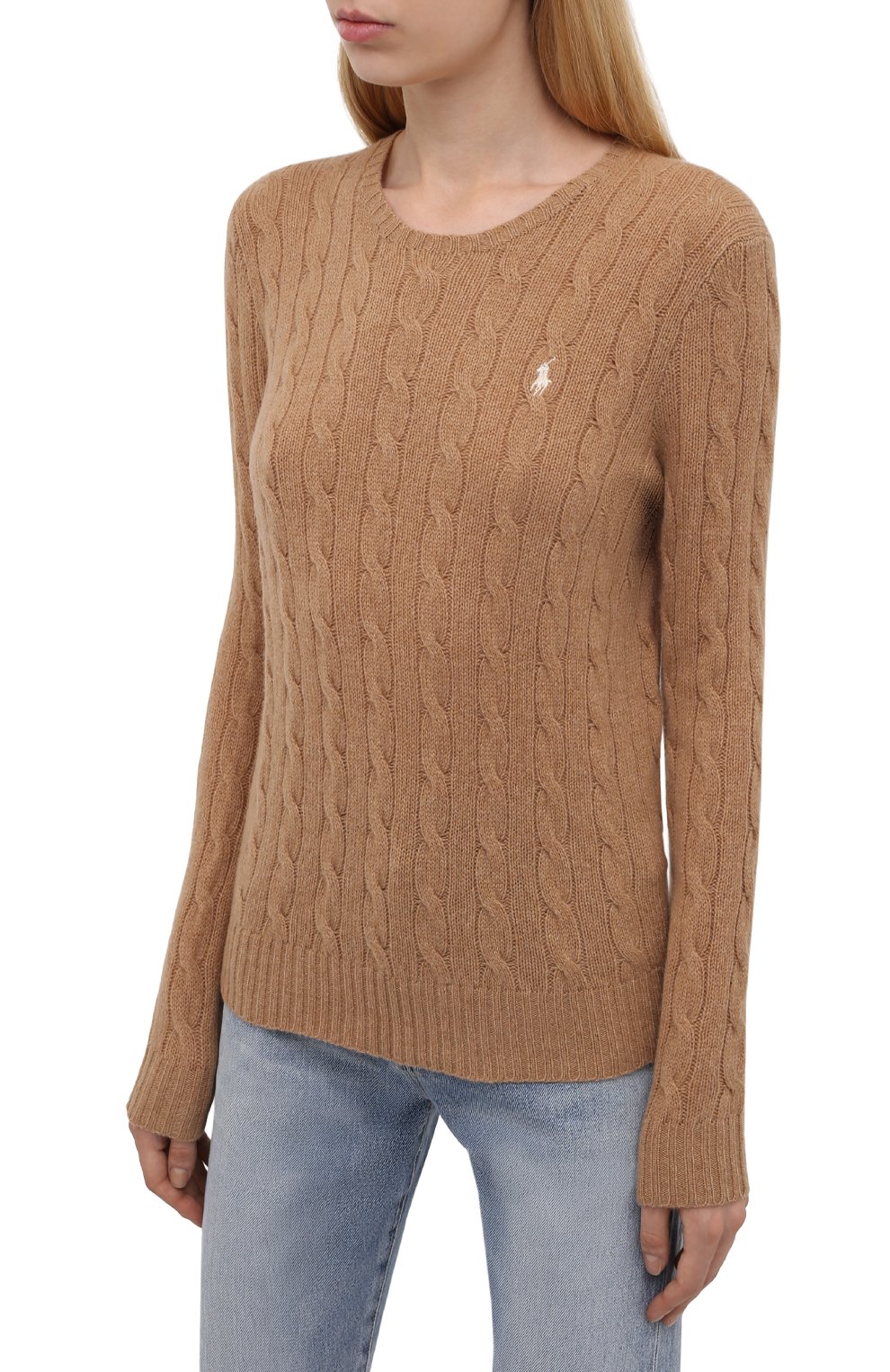 Шерстяной пуловер POLO RALPH LAUREN бежевого цвета по цене 21800 руб., арт. 211525764, фото 3 Шерстяной пуловер POLO RALPH LAUREN, арт. 211525764, фото 3