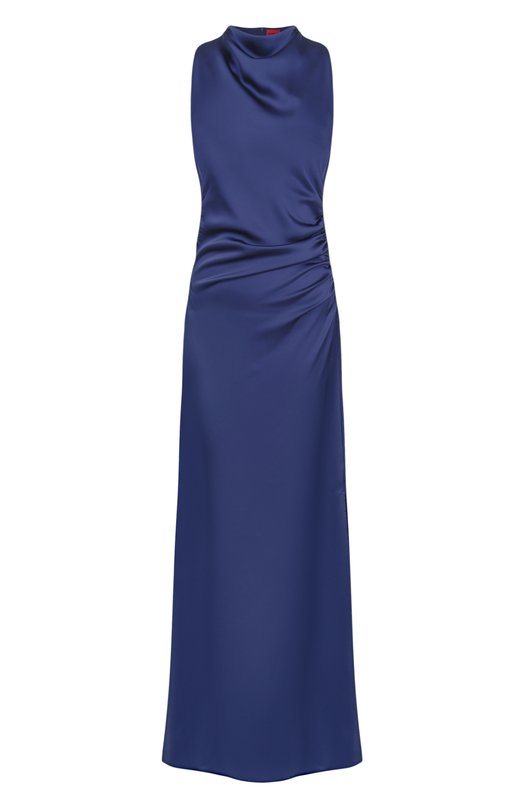 Атласное платье HUGO 50553026 Синий 50553026