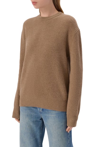 Кашемировый свитер 12 STOREEZ светло-коричневого цвета по цене 39000 руб., арт. 135048, фото 3 Кашемировый свитер 12 STOREEZ, арт. 135048, фото 3