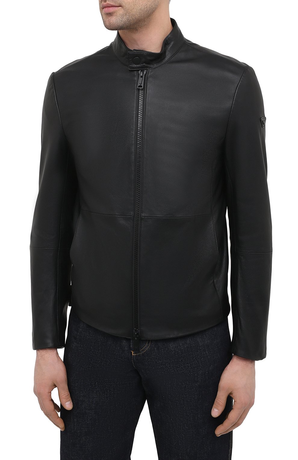Кожаная куртка EMPORIO ARMANI, арт. 01B50P/01P50, фото 3