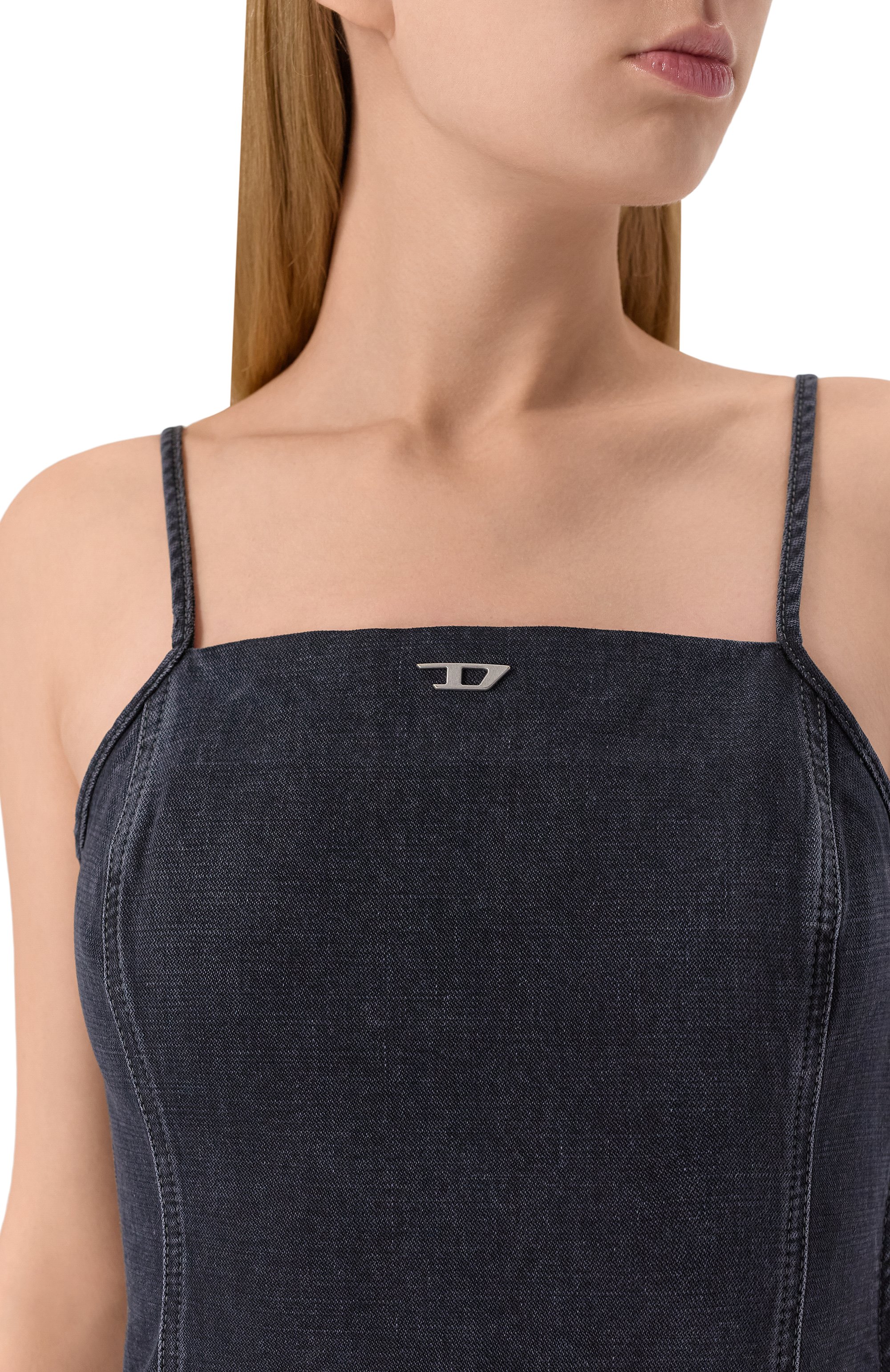 Джинсовый комбинезон DIESEL черного цвета по цене 38700 руб., арт. A14068/007Z9, фото 5 Джинсовый комбинезон DIESEL, арт. A14068/007Z9, фото 5