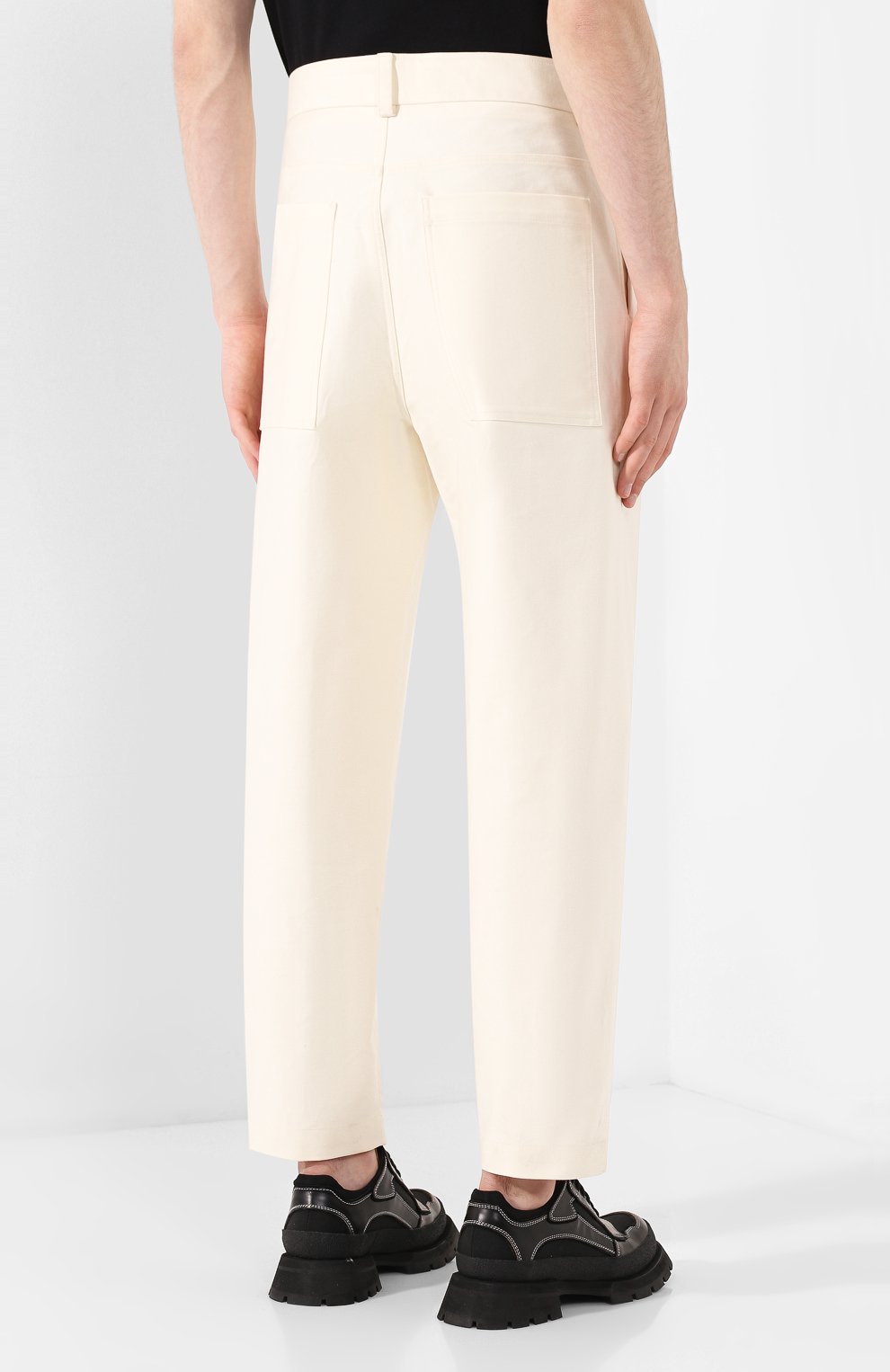 Хлопковые брюки JIL SANDER, арт. JPUQ311001-MQ250800, фото 4