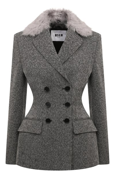 Жакет из хлопка и шерсти MSGM, арт. 3742MDG06X/247806, фото 1