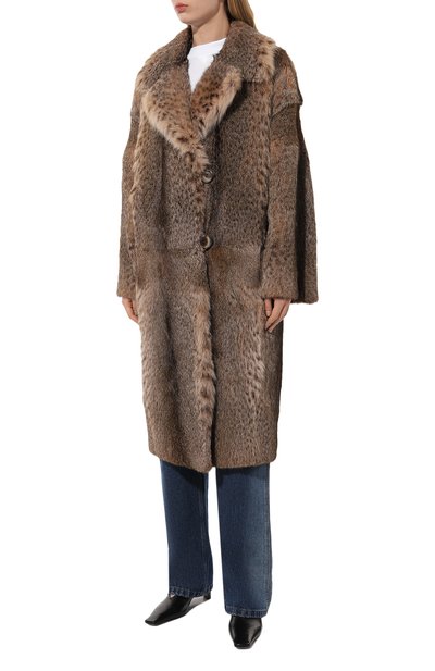 Шуба из меха рыси COLOR TEMPERATURE, арт. К-9/249, фото 3