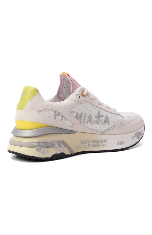 Комбинированные кроссовки Moerun-D Premiata M0ERUND/VAR 8303 Кремовый  M0ERUND/VAR 8303 Фото 5