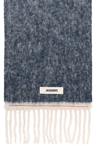 Шерстяной шарф JACQUEMUS, арт. 24HACU00572/B0T4032, фото 4