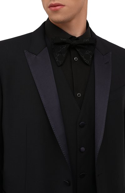 Галстук-бабочка из хлопка и вискозы GUCCI, арт. 674580/4GAB3, фото 2