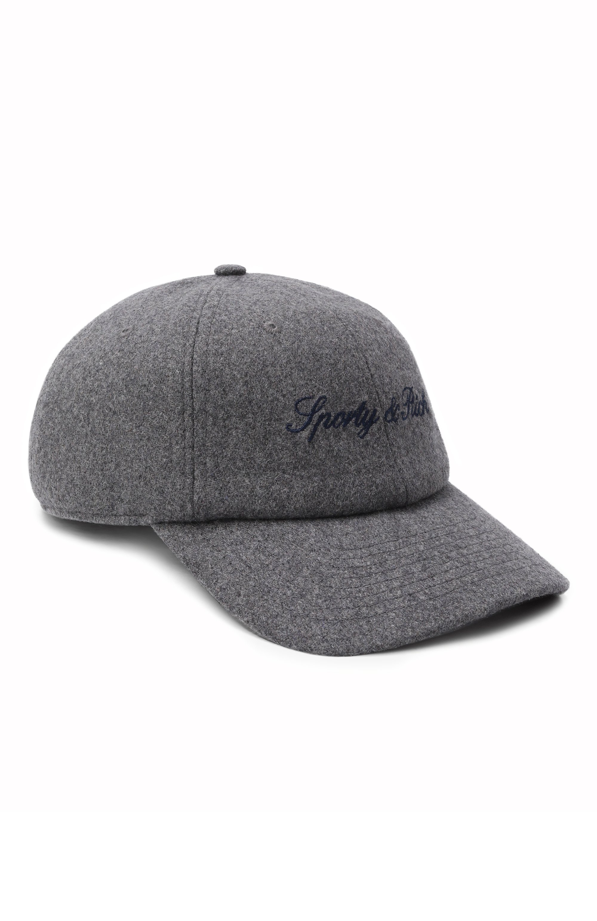 Шерстяная бейсболка SPORTY AND RICH, арт. AC08068326GY03, фото 1