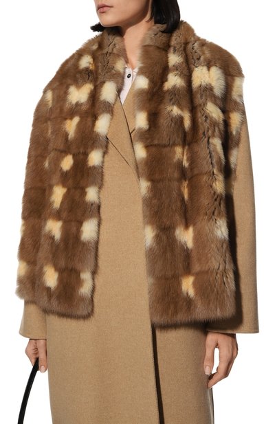 Шарф из меха куницы COLOR TEMPERATURE, арт. У-12/бн, фото 2