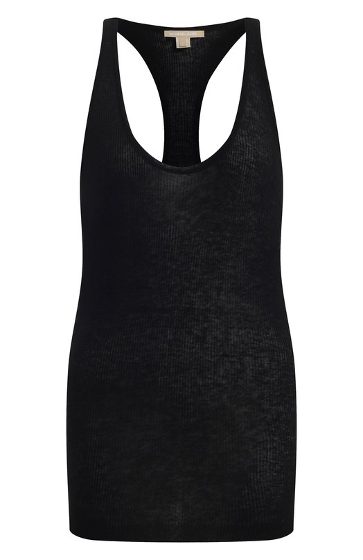 

Майка из вискозы и льна Michael Kors Collection, Чёрный