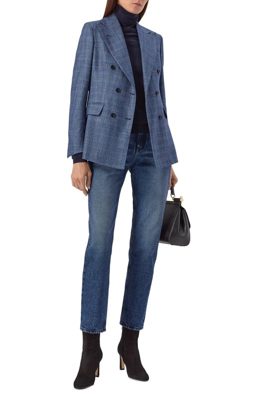 Замшевые ботильоны MVST by Sergio Rossi MVST B15750/MCAZ01 Чёрный  B15750/MCAZ01 Фото 3