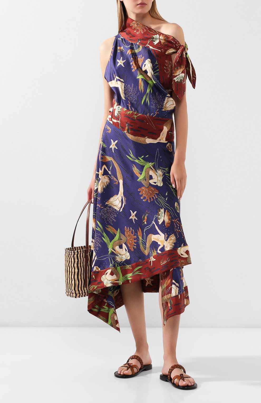 Кожаные шлепанцы loewe x paula's ibiza LOEWE светло-коричневого цвета по цене 46650 руб., арт. L616465X01, фото 2 Кожаные шлепанцы loewe x paula's ibiza LOEWE, арт. L616465X01, фото 2